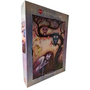 HEYE Puzzle 1000 Piece Jeremiah Ketner Dreaming Owl Fairy Art‎ Jigsaw